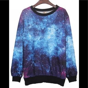 Galaxy Print Sweatshirt